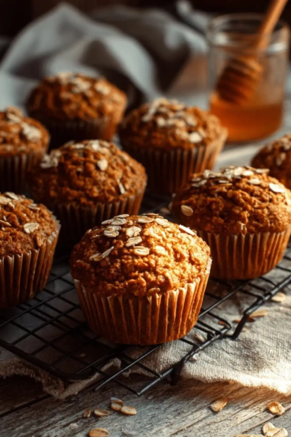 Pumpkin Oatmeal Muffins