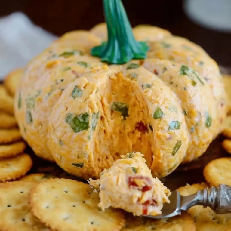 Pumpkin-Shaped Cheeseball