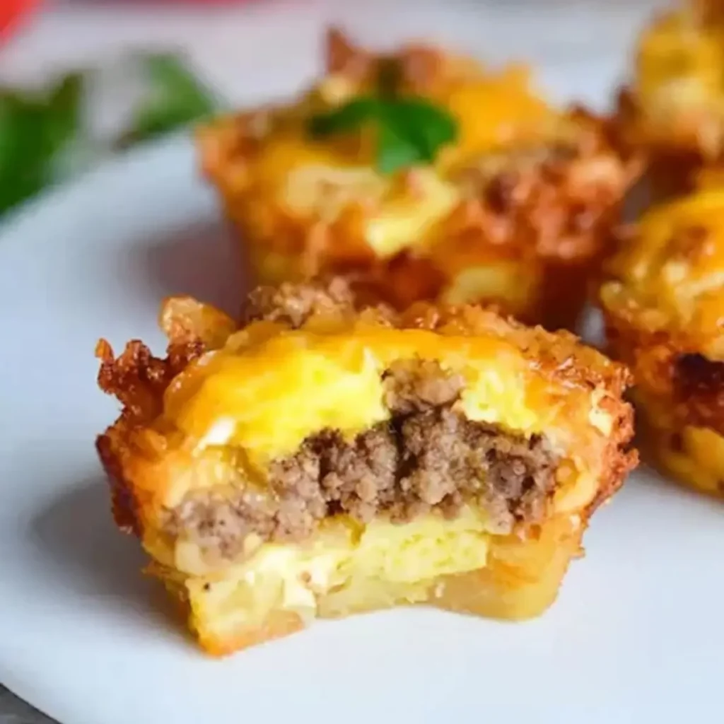 Sausage, Egg, and Cheese Breakfast Tots