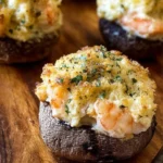 Seafood Stuffed Mushrooms with Crab and Shrimp