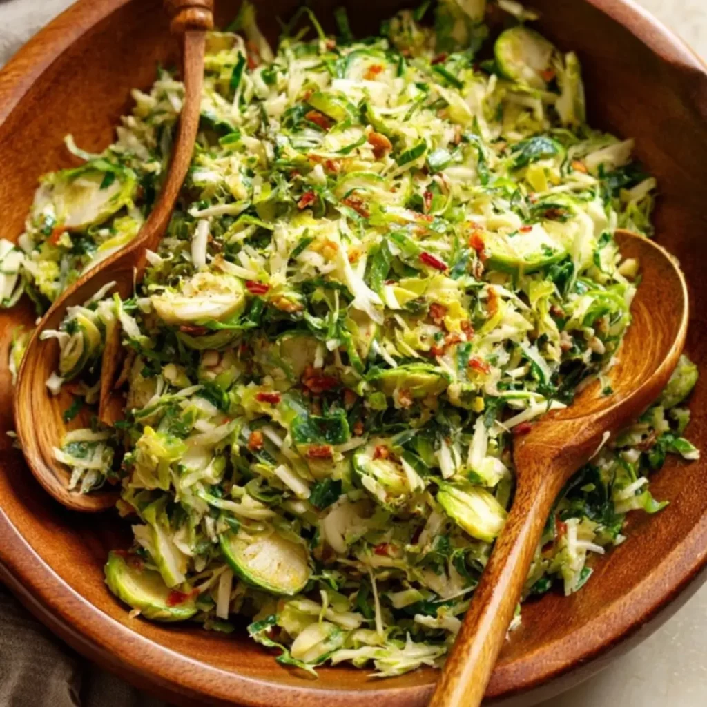 Shaved Brussels Sprouts Salad
