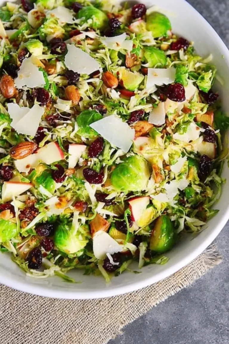Shaved Brussels Sprouts Salad