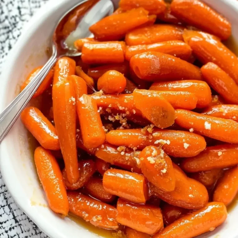 Slow Cooker Maple & Brown Sugar Glazed Carrots