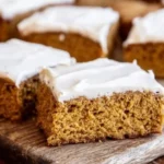 Sourdough Pumpkin Bars with Cinnamon Cream Cheese Frosting