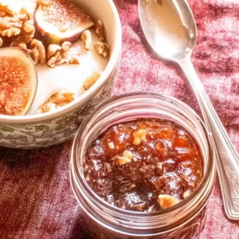 Spiced Fig Jam Recipe for Canning