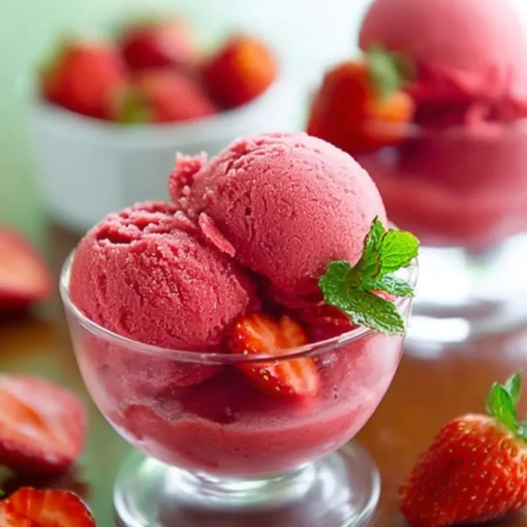 Strawberry Sorbet