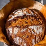 Sweet Sourdough Pumpkin Bread With Cinnamon and Pecans