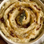 Vegan Caramelized Onion Mashed Potatoes