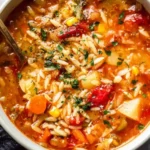 Vegetable Orzo Soup