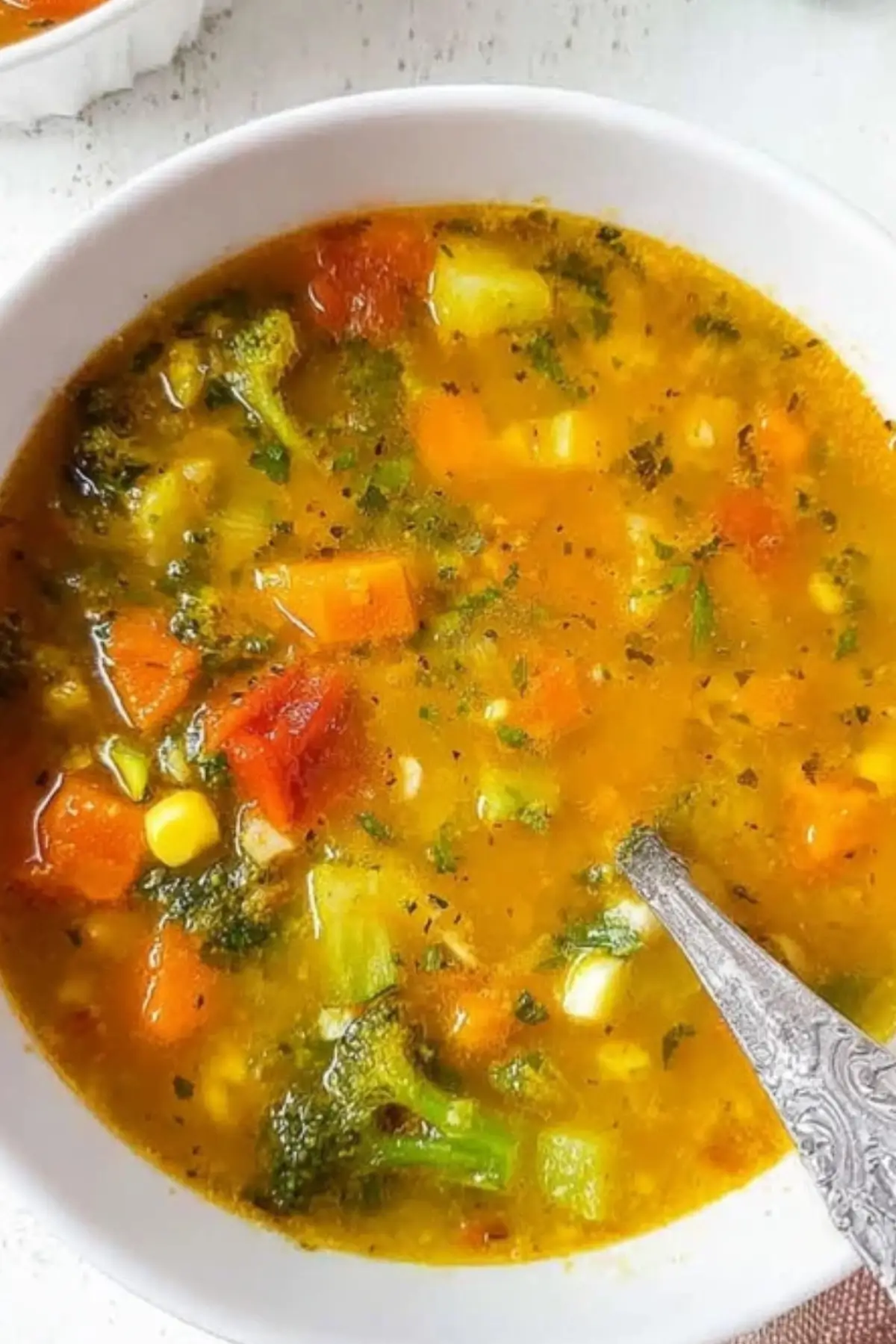 Vegetable Soup without Tomatoes