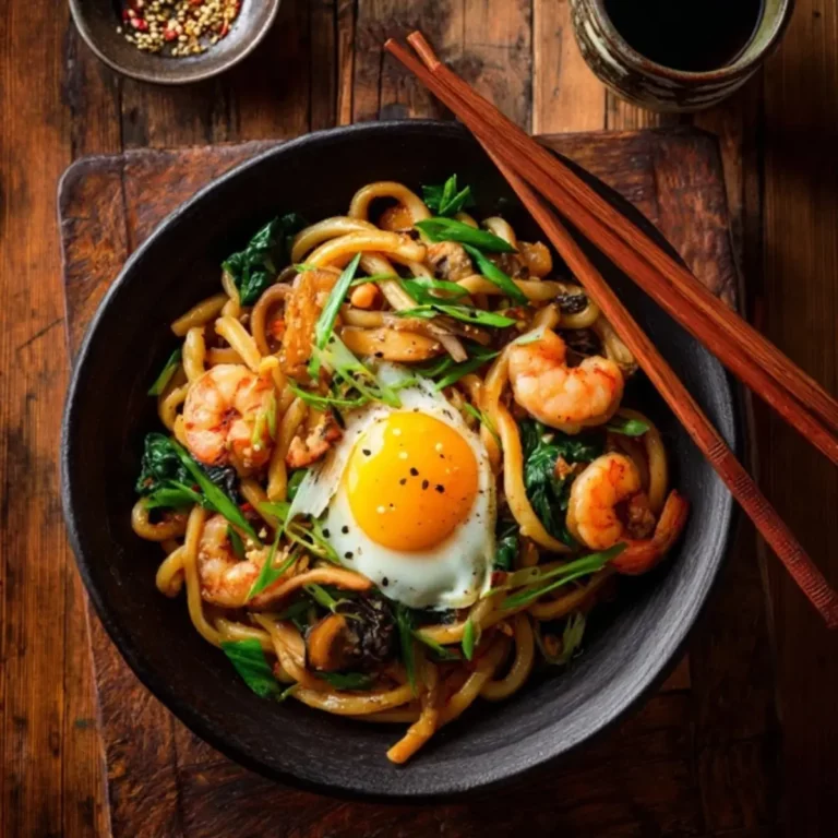 Yaki Udon with Shrimp
