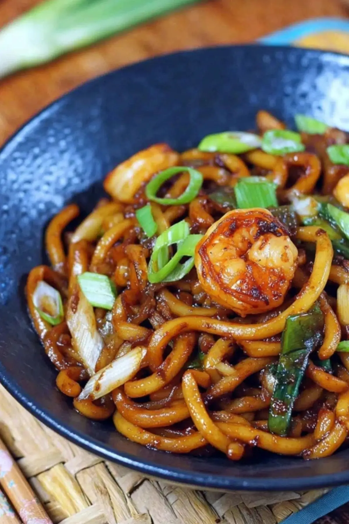 Yaki Udon with Shrimp