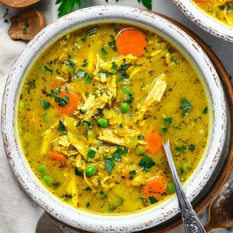 Anti Inflammatory Turmeric Chicken Soup