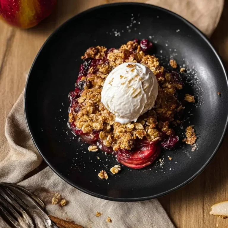 Apple Cranberry Crisp