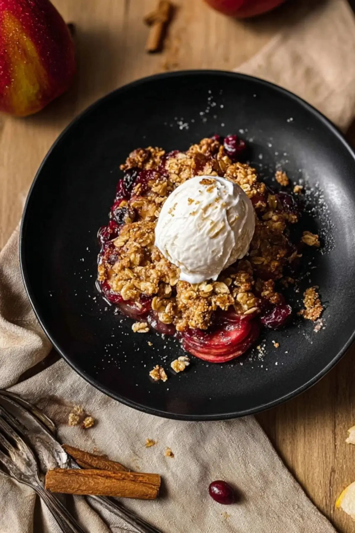 Apple Cranberry Crisp