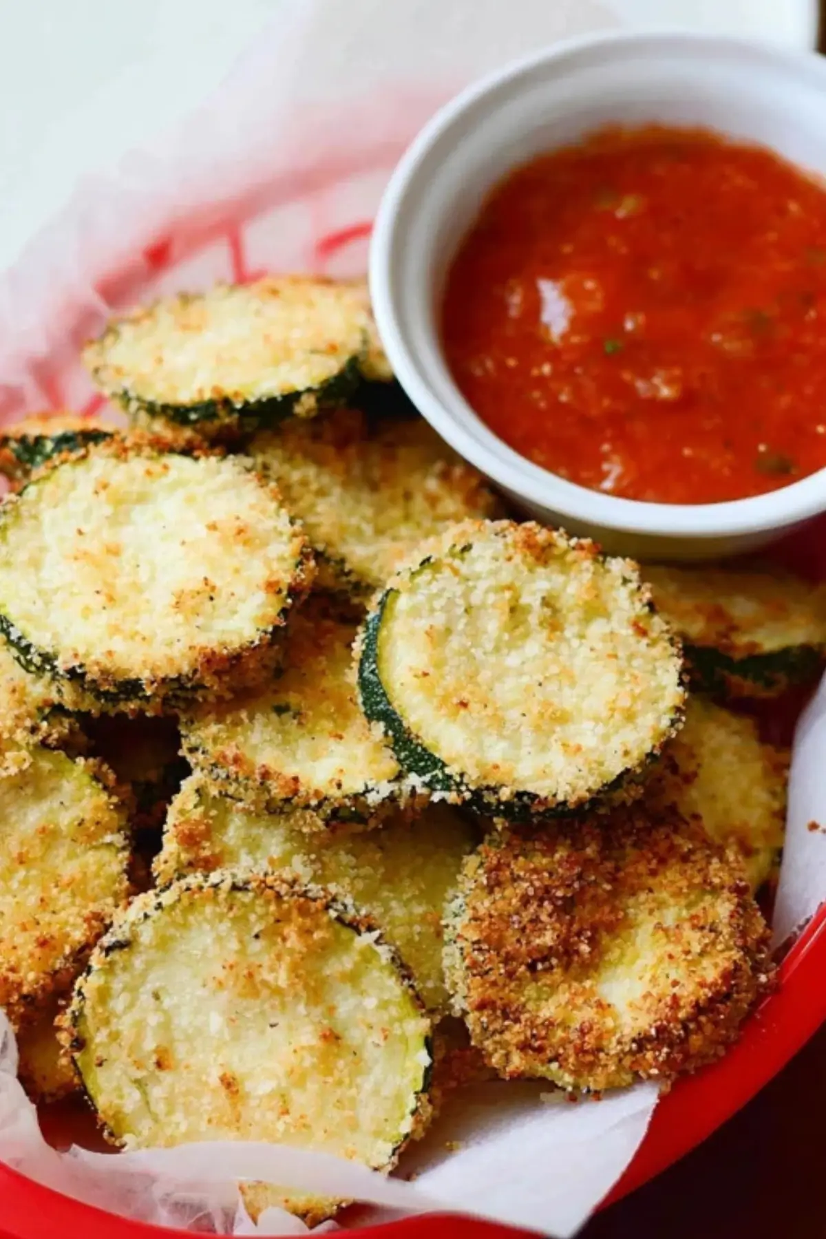 Baked Parmesan Zucchini Chips