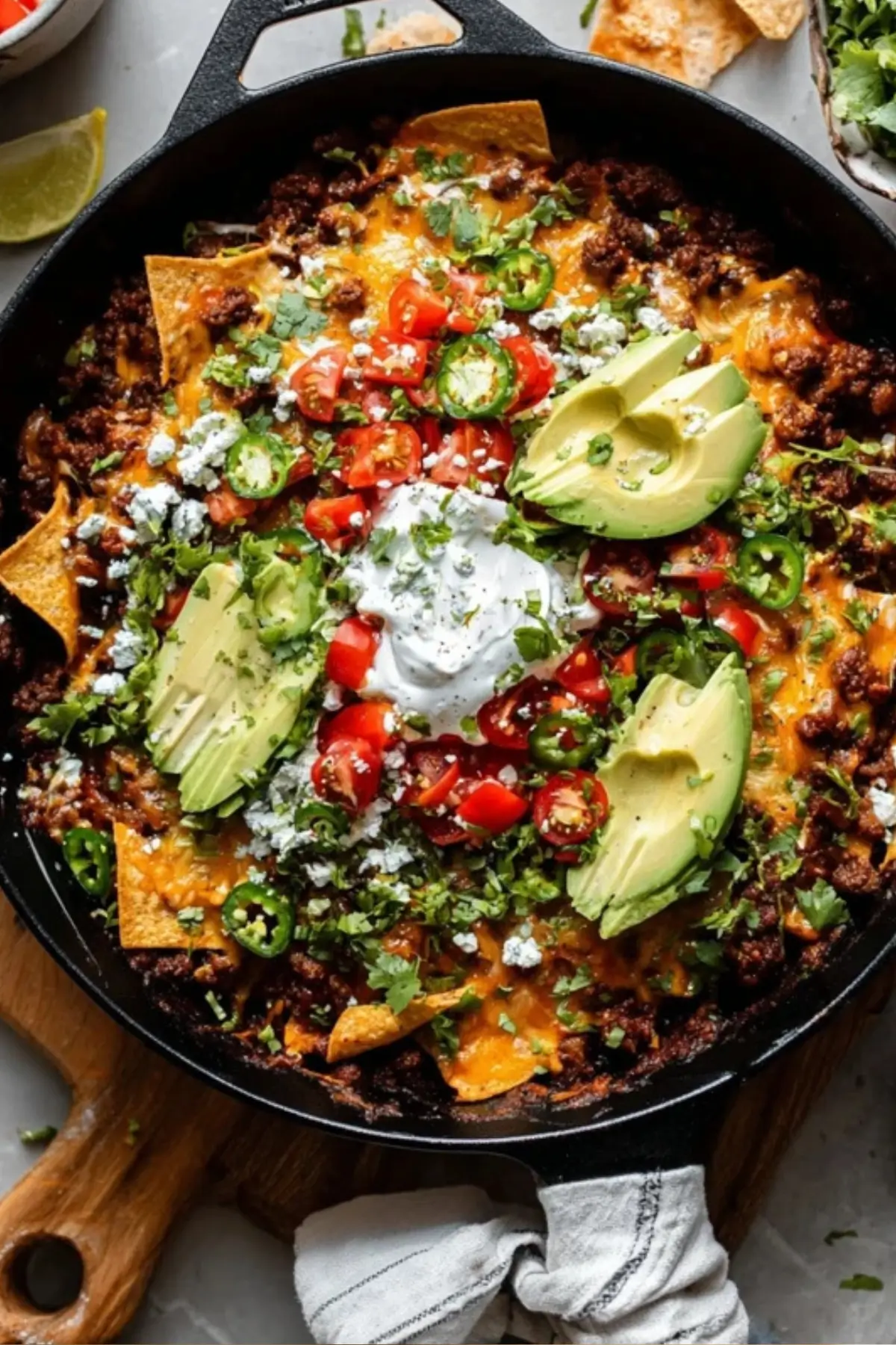 Beef Skillet Enchiladas
