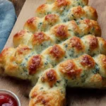 Cheesy Christmas Tree Bread