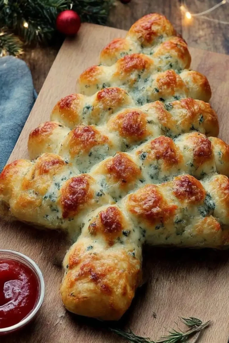 Cheesy Christmas Tree Bread