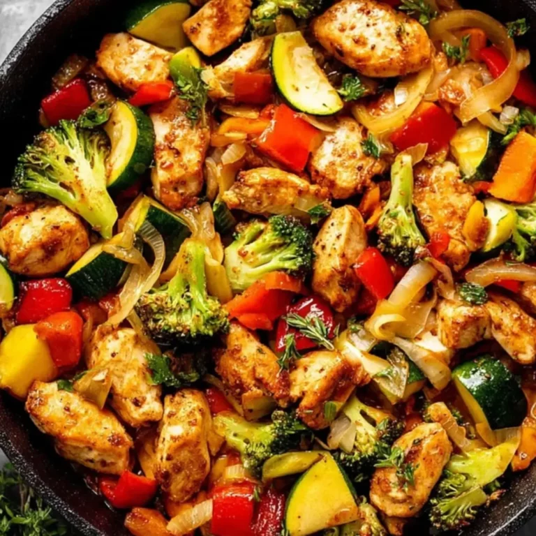 Chicken and Vegetables Skillet