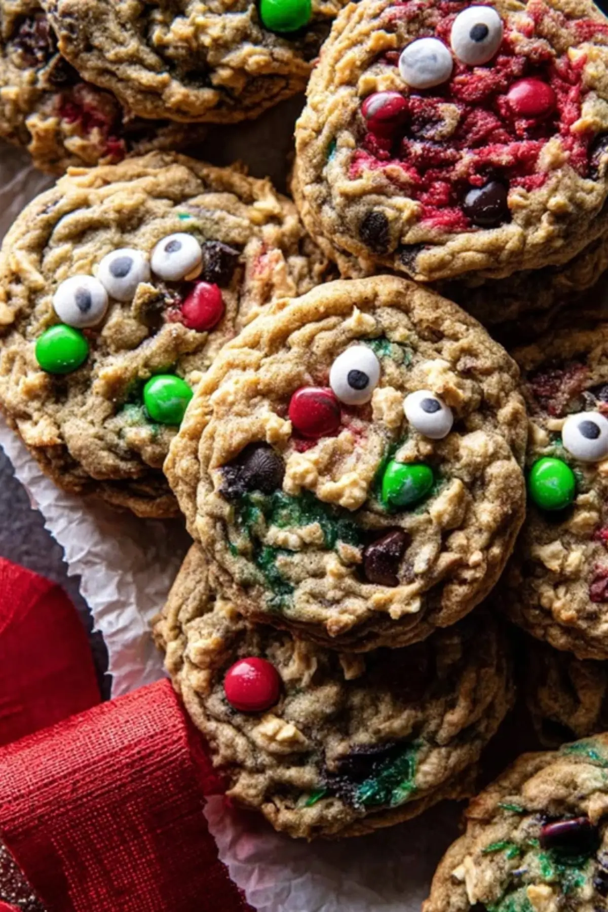 Christmas Monster Cookies
