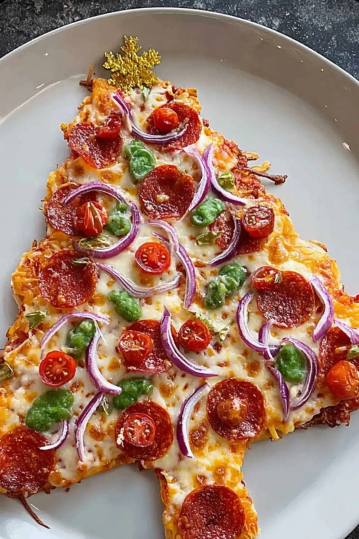 Christmas Tree Pizza