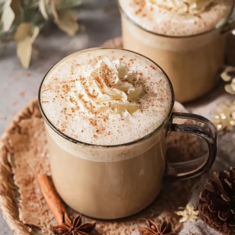 Cozy Eggnog Latte