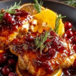 Cranberry Orange Glazed Chicken