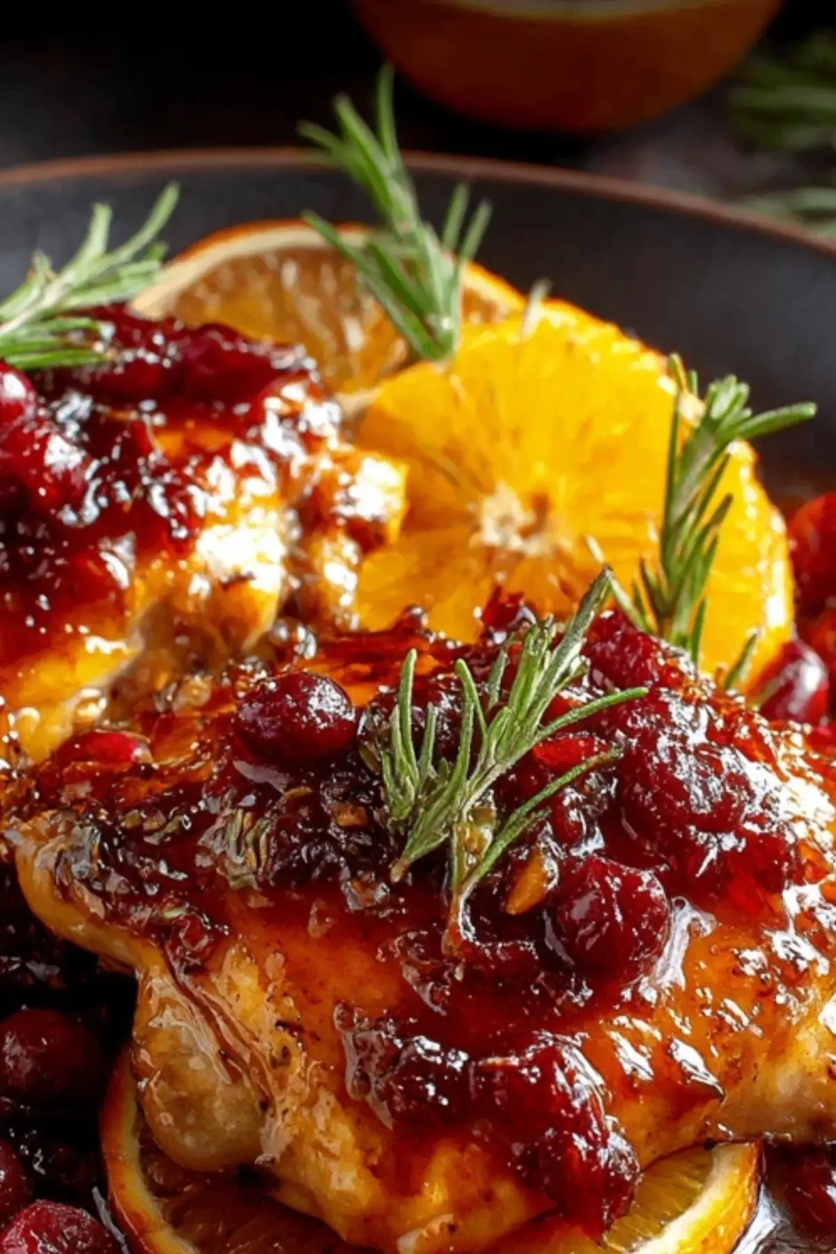 Cranberry Orange Glazed Chicken