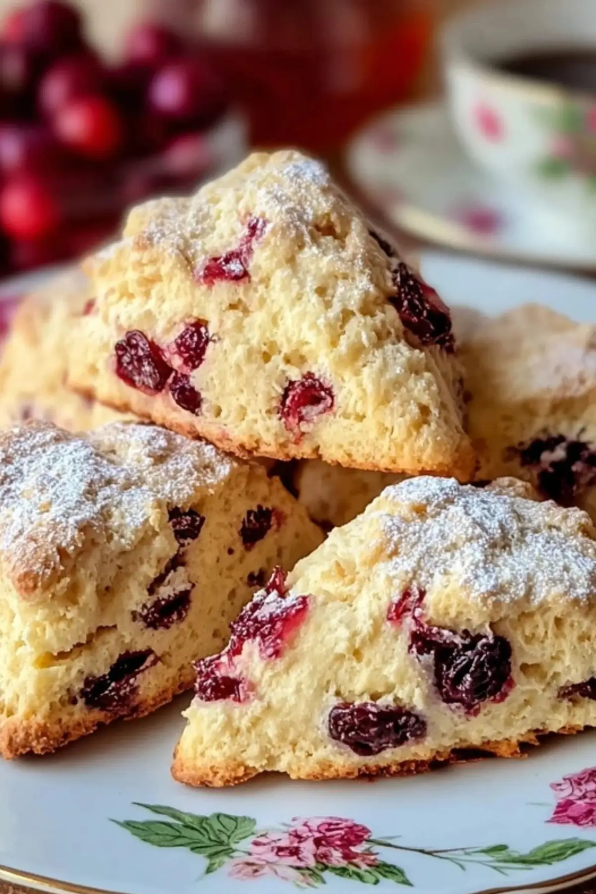 Cranberry Orange Scones