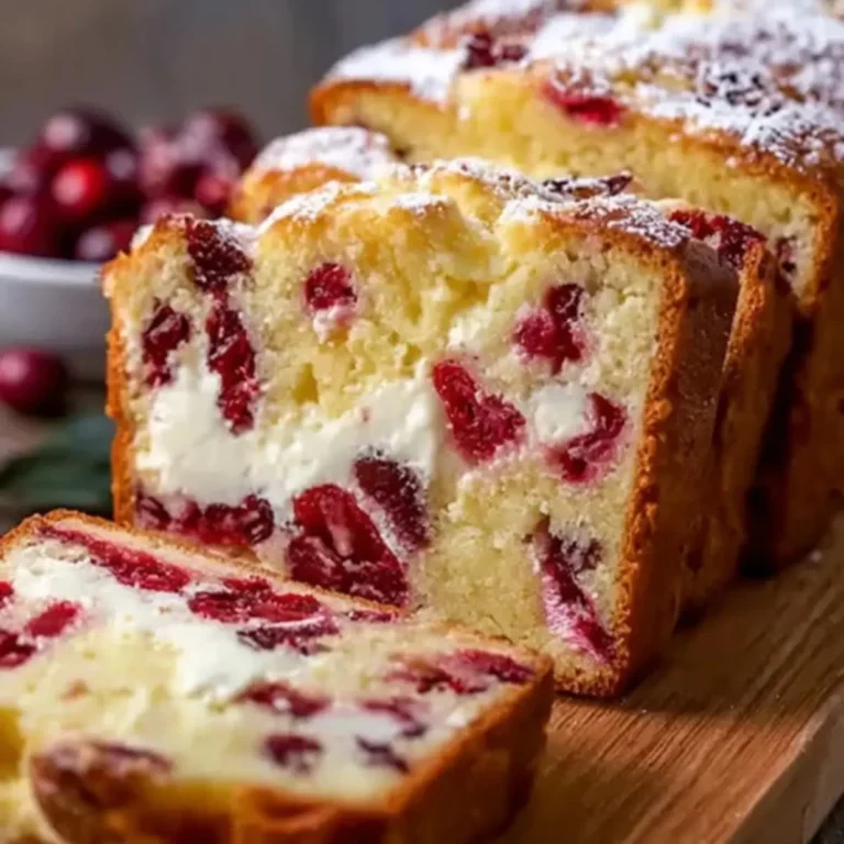 Cream Cheese Cranberry Loaf