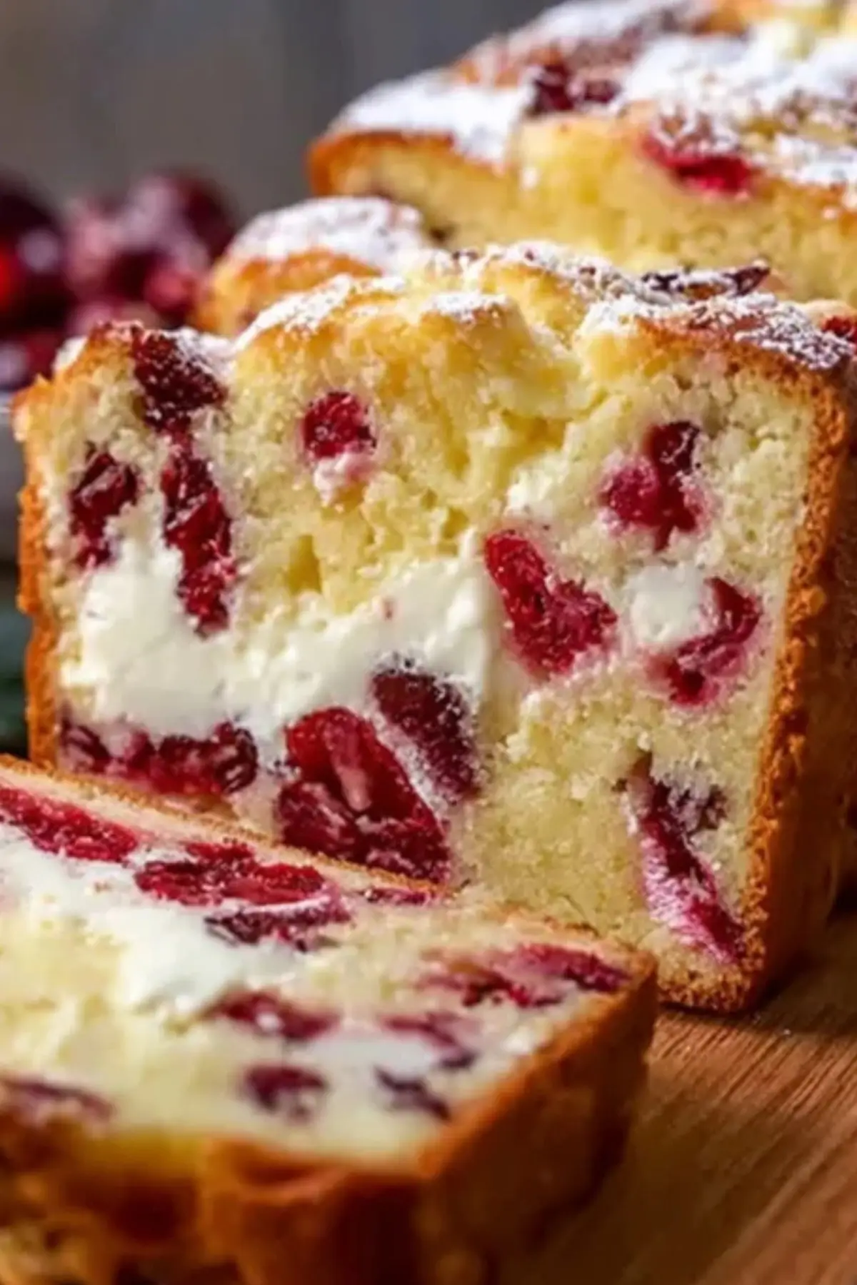 Cream Cheese Cranberry Loaf