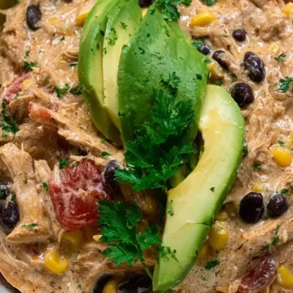 Creamy Slow Cooker Fiesta Chicken