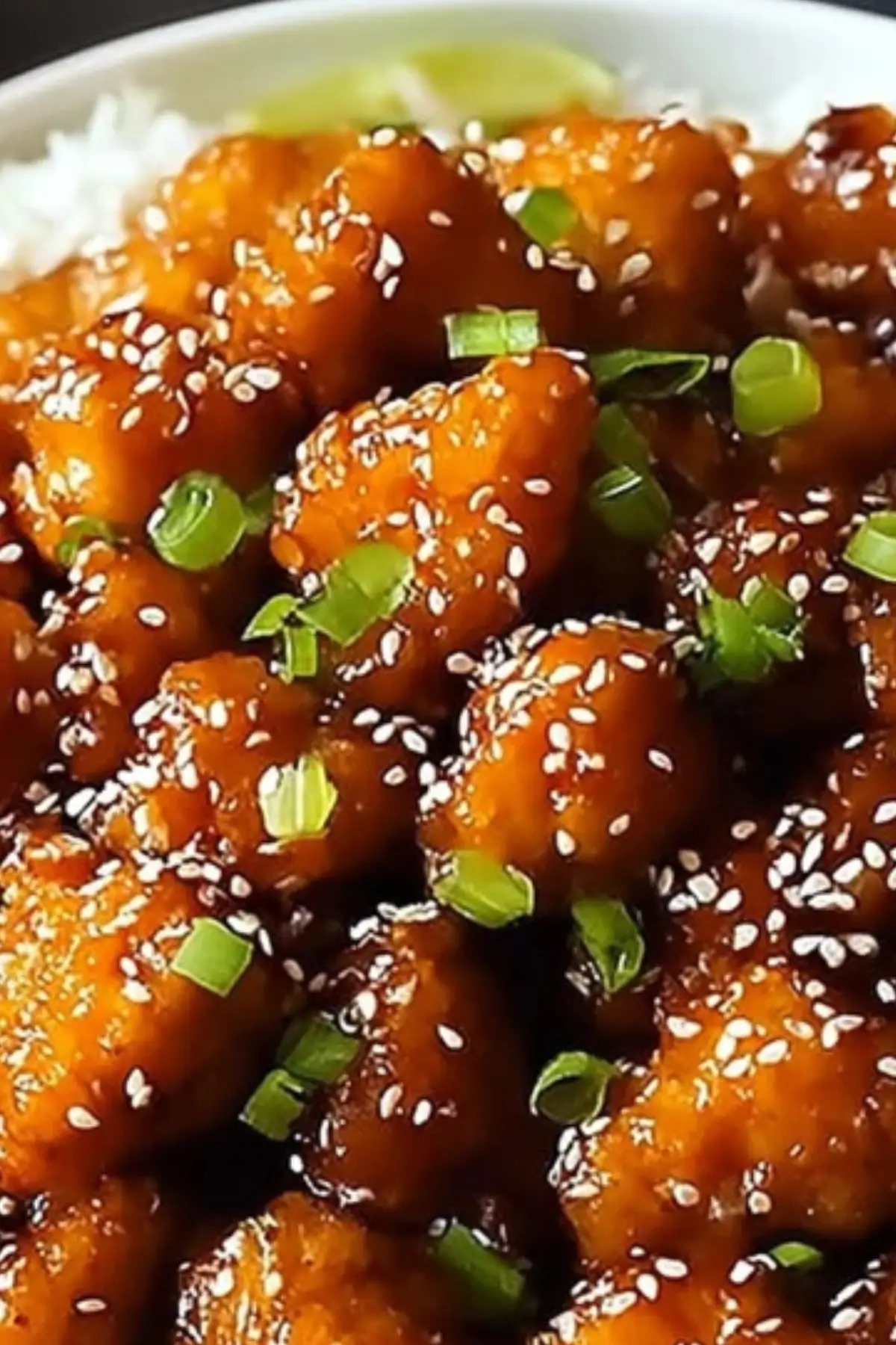 Crispy Chinese Honey Garlic Chicken