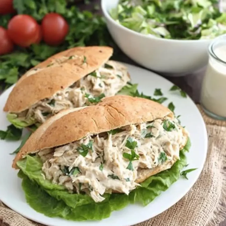 Crock-Pot Chicken Caesar Sandwiches