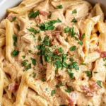 Crock Pot Creamy Cajun Chicken Pasta