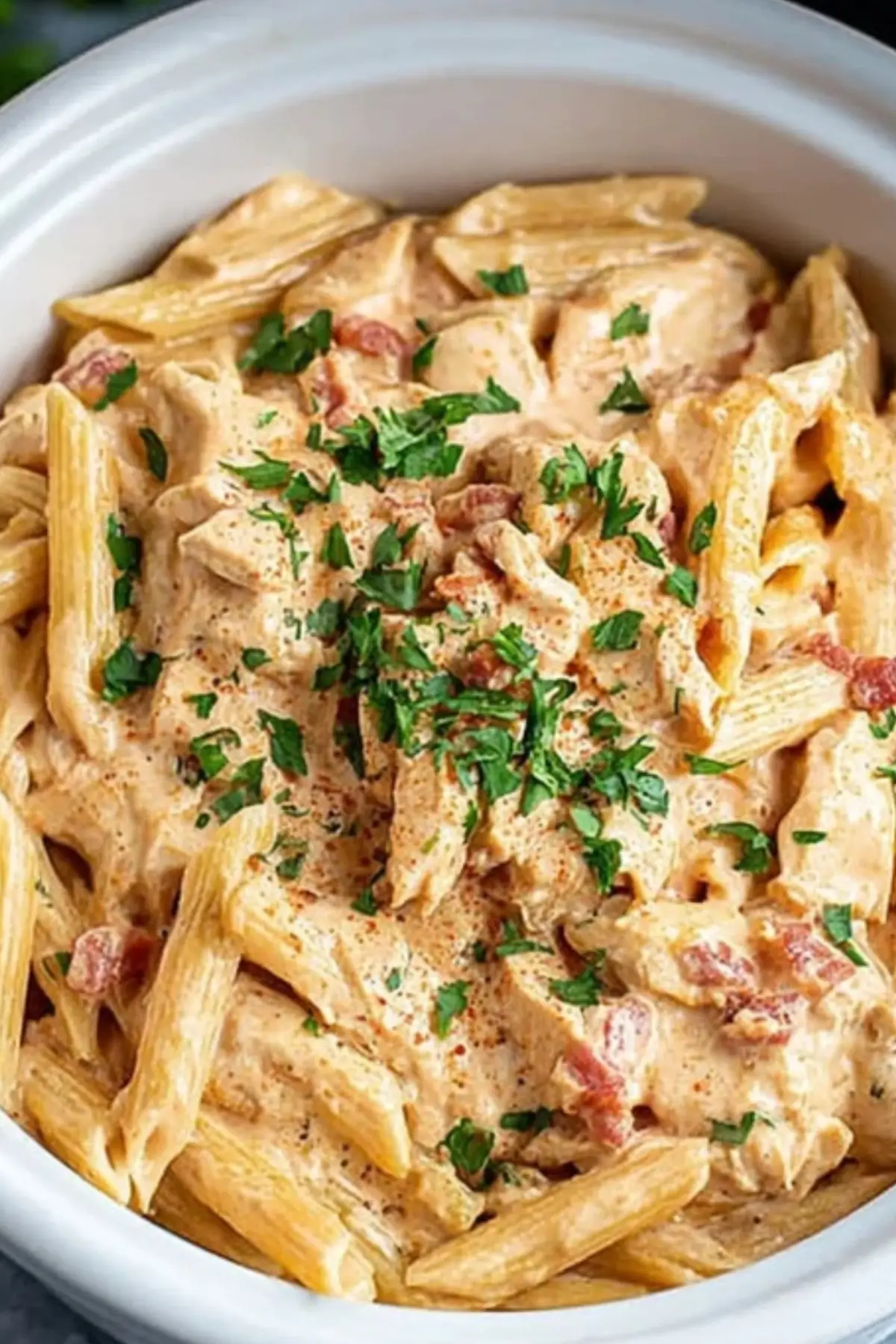 Crock Pot Creamy Cajun Chicken Pasta