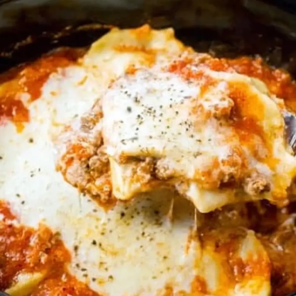 Crockpot Ravioli Lasagna Recipe