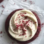 Crumbl Copycat Red Velvet Cookies