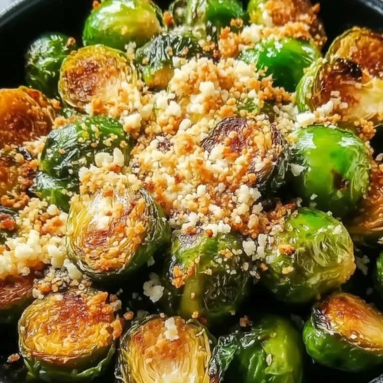 Crusted Roasted Brussels Sprouts