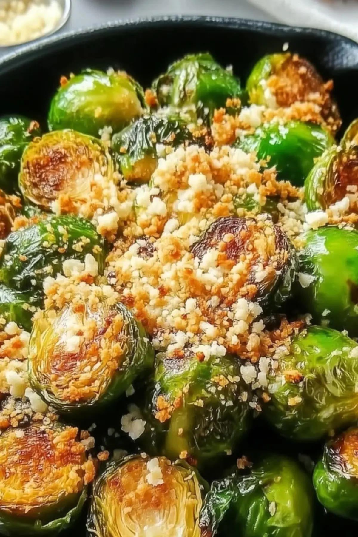 Crusted Roasted Brussels Sprouts