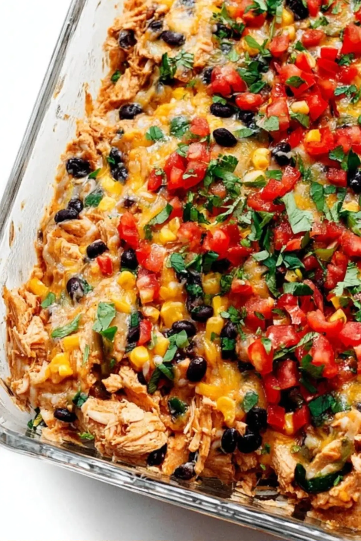 Easy Chicken Burrito Casserole