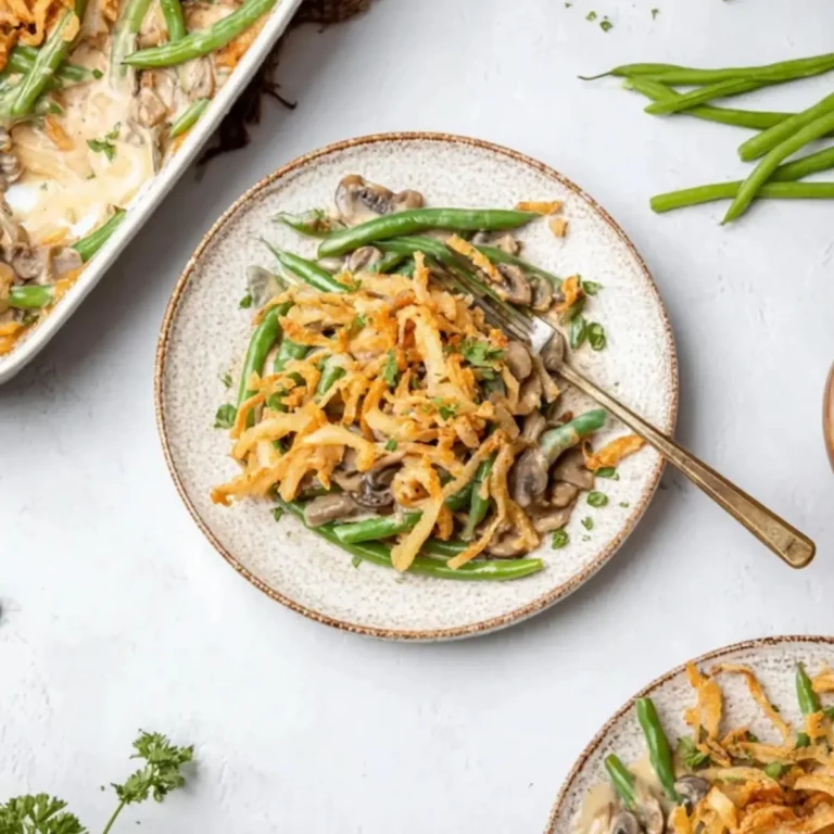 Fresh Green Bean Casserole