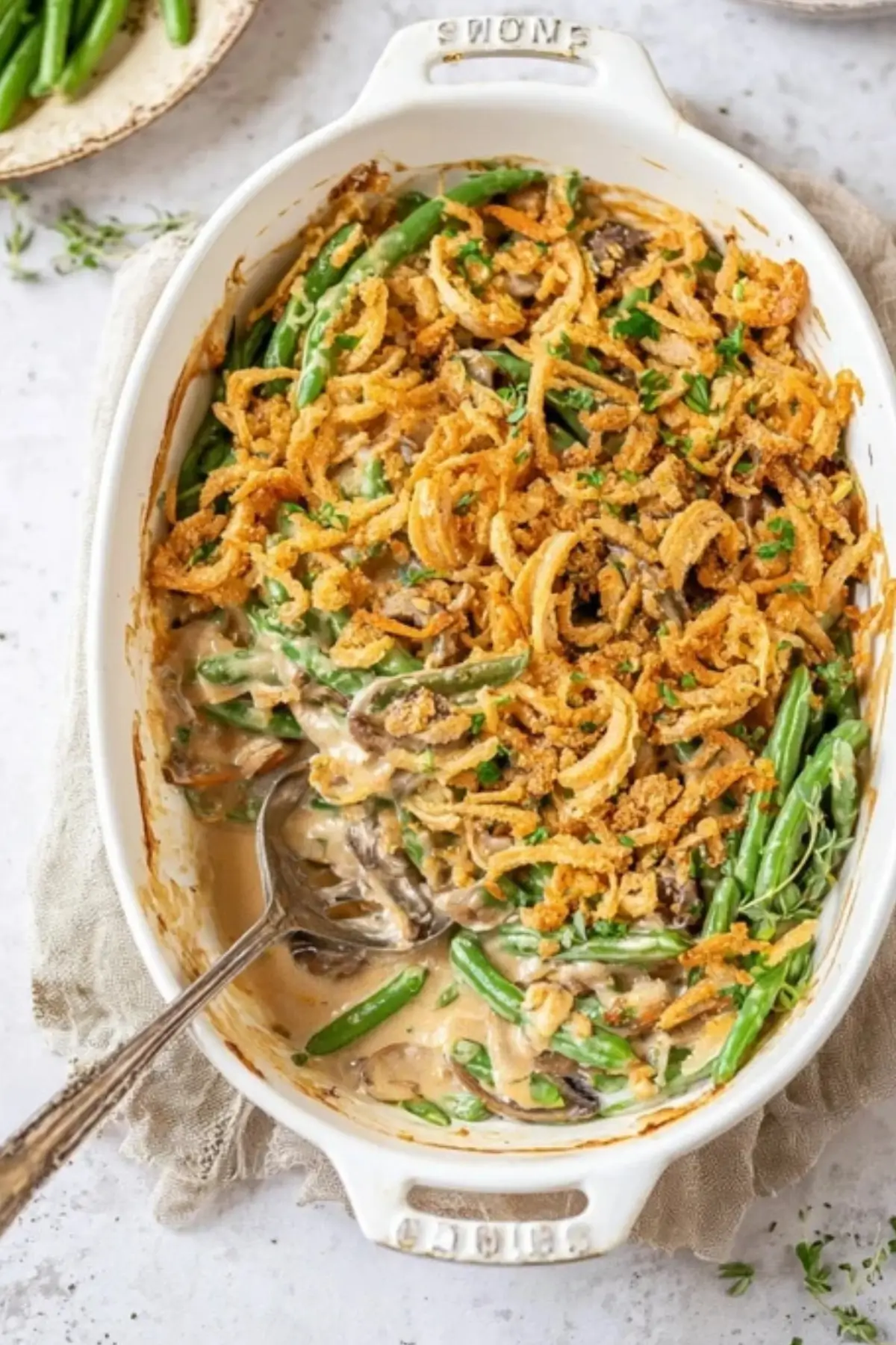 Fresh Green Bean Casserole
