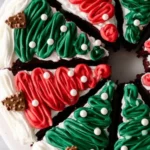 Frosted Christmas Brownies