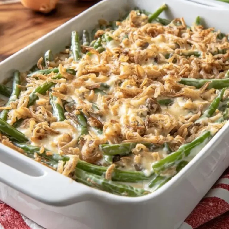 Green Bean Casserole with Cream Cheese
