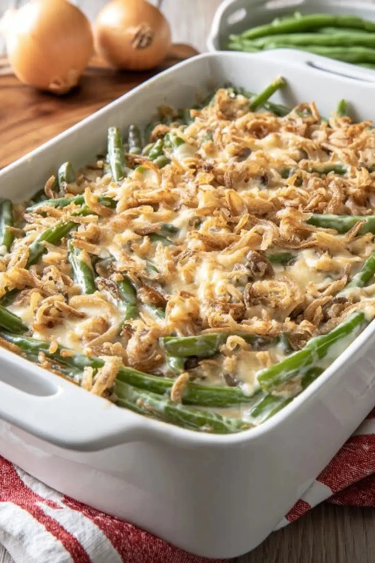 Green Bean Casserole with Cream Cheese