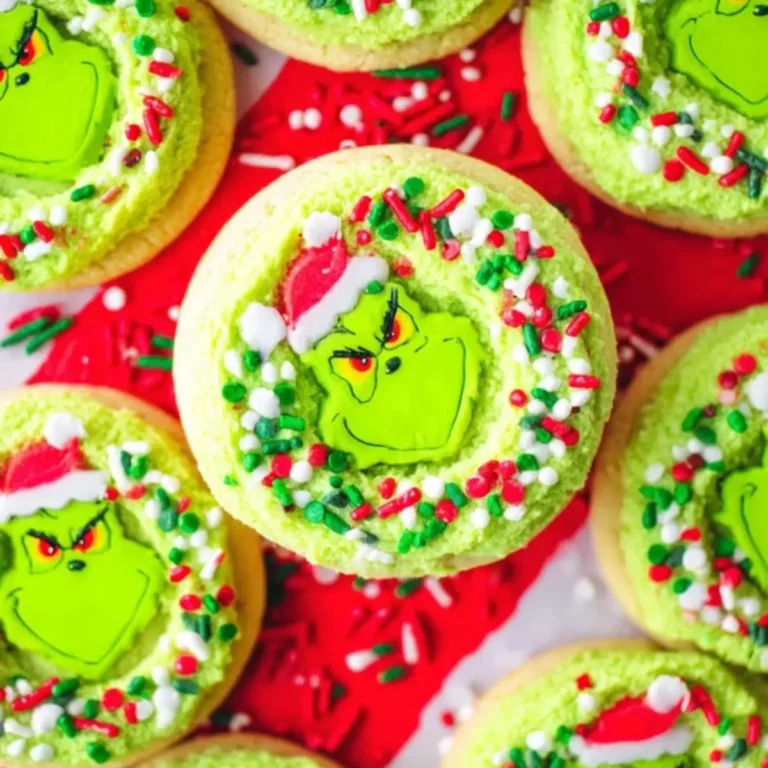 Grinch Crumbl Christmas Sugar Cookies