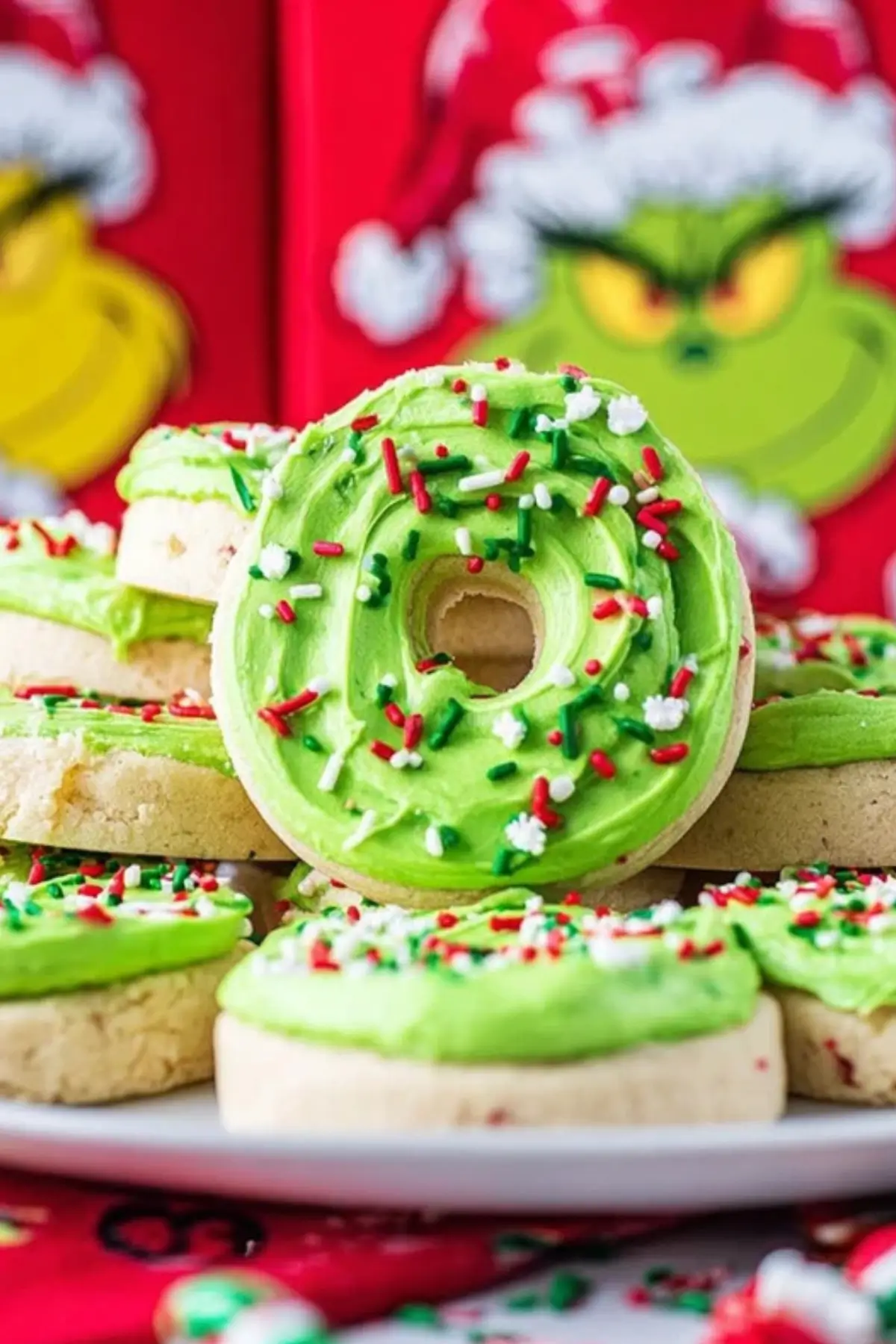 Grinch Crumbl Christmas Sugar Cookies
