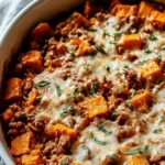 Ground Turkey Sweet Potato Bake